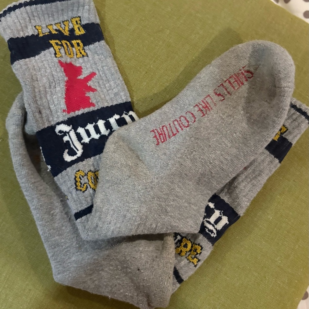 Juicy Couture Gray Tube Socks - Picture 4 of 6